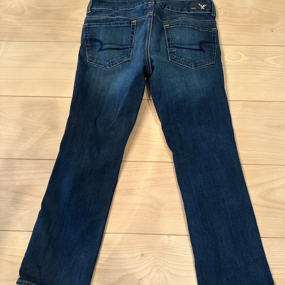 American Eagle Outfitters Blue Straight Leg Jeans